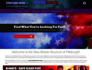 pittsburgh.blasterbouncer.com screenshot