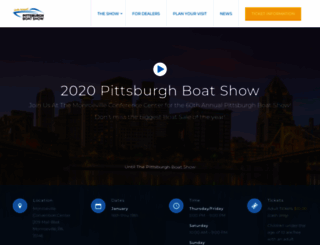 pittsburghboatshow.com screenshot