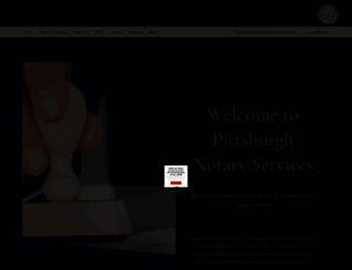 pittsburghnotaryservices.com screenshot