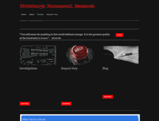 pittsburghparanormalresearch.com screenshot