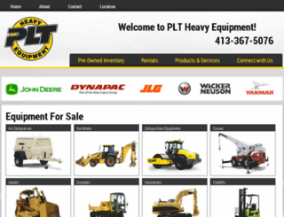 pittsfieldusedequipment.com screenshot