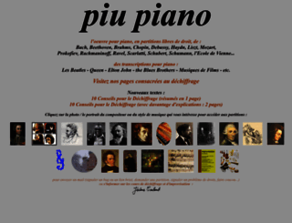 piupiano.com screenshot
