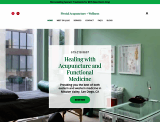 pivotalacupuncture.com screenshot