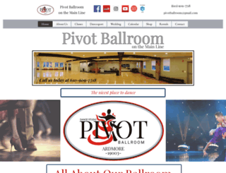 pivotballroom.com screenshot