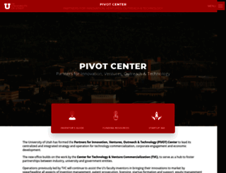 pivotcenter.utah.edu screenshot