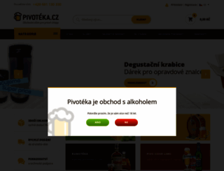 pivoteka.cz screenshot