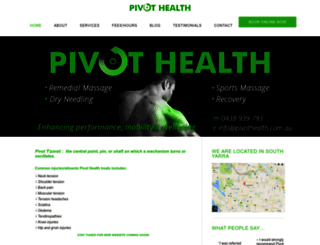 pivothealth.com.au screenshot