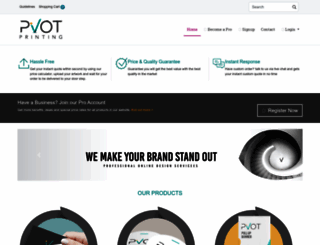 pivotprinting.com.au screenshot