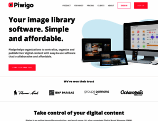 piwigo.com screenshot