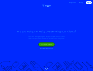 pixelbrushstudios.triggerapp.com screenshot