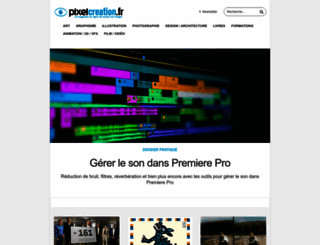 pixelcreation.fr screenshot