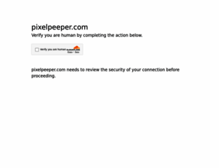 pixelpeeper.com screenshot