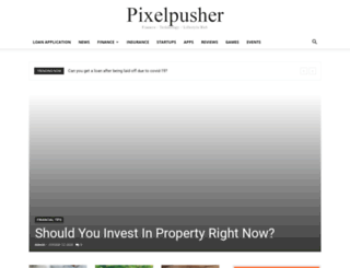 pixelpusher.co.za screenshot