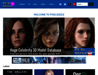 pixelsizzle.com screenshot