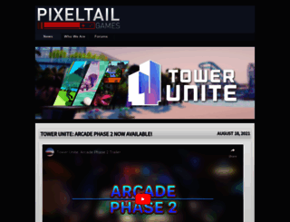 pixeltailgames.com screenshot