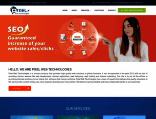 pixelwebtechnologies.com screenshot