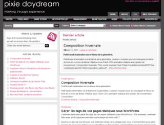 pixiedaydream.fr screenshot