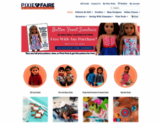 pixiefaire.com screenshot