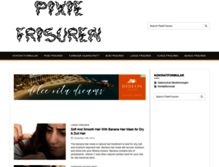 pixiefrisuren.com screenshot