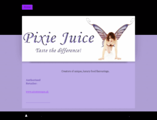pixiejuice.co.uk screenshot