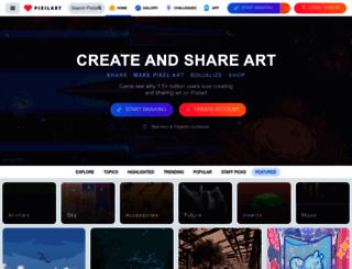 pixilart.net screenshot