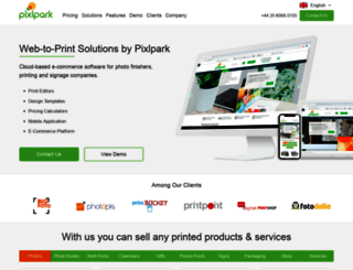 pixlpark.com screenshot
