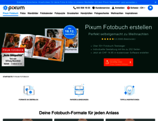 pixum-fotobuch.ch screenshot
