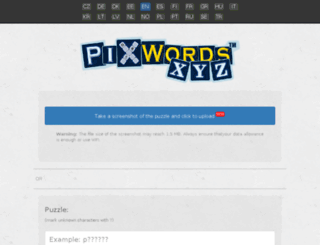 pixwords.xyz screenshot