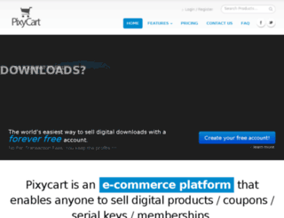 pixycart.com screenshot