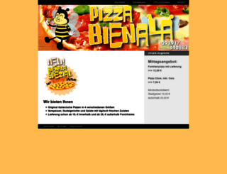 pizza-bienala.de screenshot