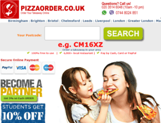 pizza-order.co.uk screenshot