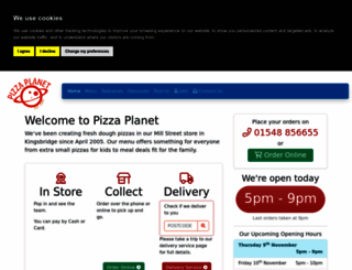 pizza-planet.co.uk screenshot