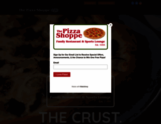 pizza-shoppe.com screenshot