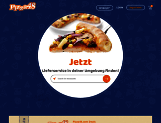 pizza48.com screenshot