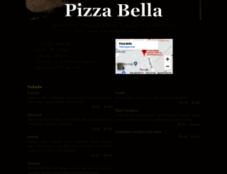 pizzabellakaty.com screenshot