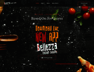 pizzabellezza.com screenshot
