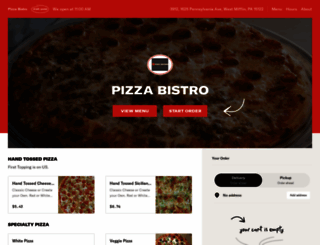 pizzabistromenu.com screenshot