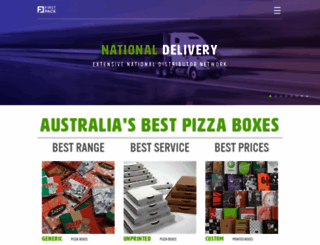 pizzaboxes.com.au screenshot
