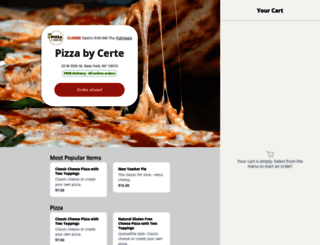pizzabycerte.com screenshot