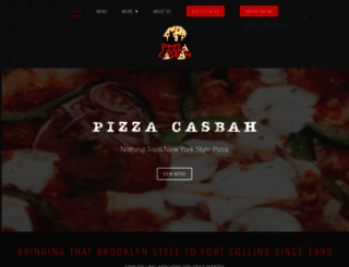pizzacasbah.net screenshot