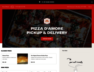 pizzadamorebrooklyn.com screenshot