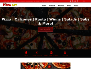 pizzadaystockbridgega.com screenshot