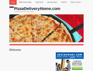 pizzadeliveryhome.com screenshot