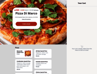 pizzadimarcovalencia.com screenshot