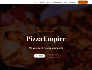 pizzaempire.in screenshot