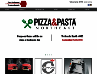 pizzaequipmentpros.com screenshot