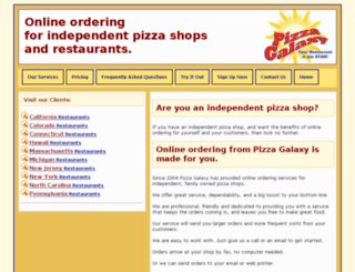 pizzagalaxy.com screenshot