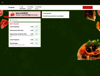 pizzaganiconline.co.uk screenshot