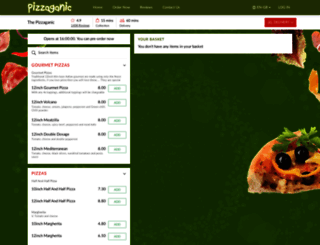 pizzaganiconline.com screenshot