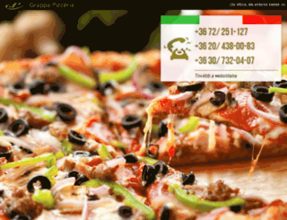 pizzagrappa.hu screenshot